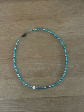 Freshwater Beaded Necklace with Single Pearl Accent